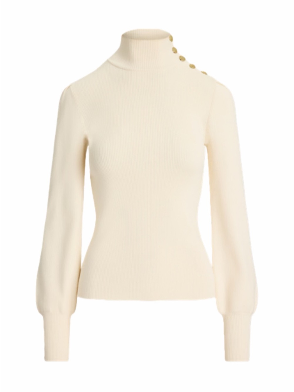 Lauren Ralph Lauren
button-detail high-neck Jumper